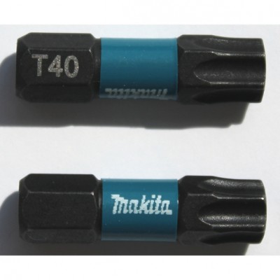 impact black csavarbehajtó bit t40 25mm (makita b-63703)