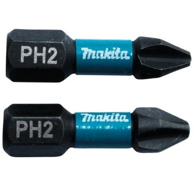 impact black csavarbehajtó bit ph2 25mm (makita b-63616)