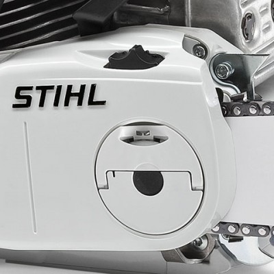 stihl ms 211 c-be modern, kézre álló, kényelmes benzines motorfűrész ergostart indítással és gyors láncfeszítéssel 35 cm pm3